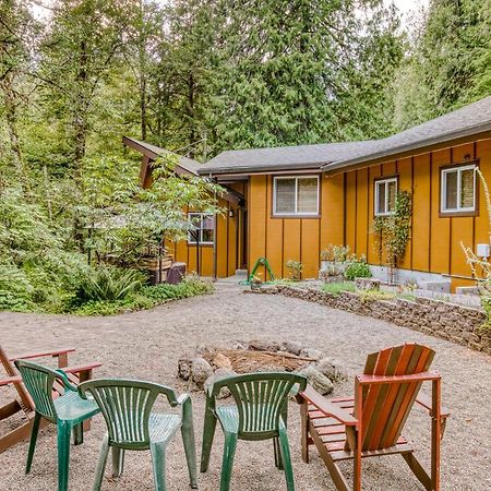 Creekside Cabin Rhododendron Bagian luar foto