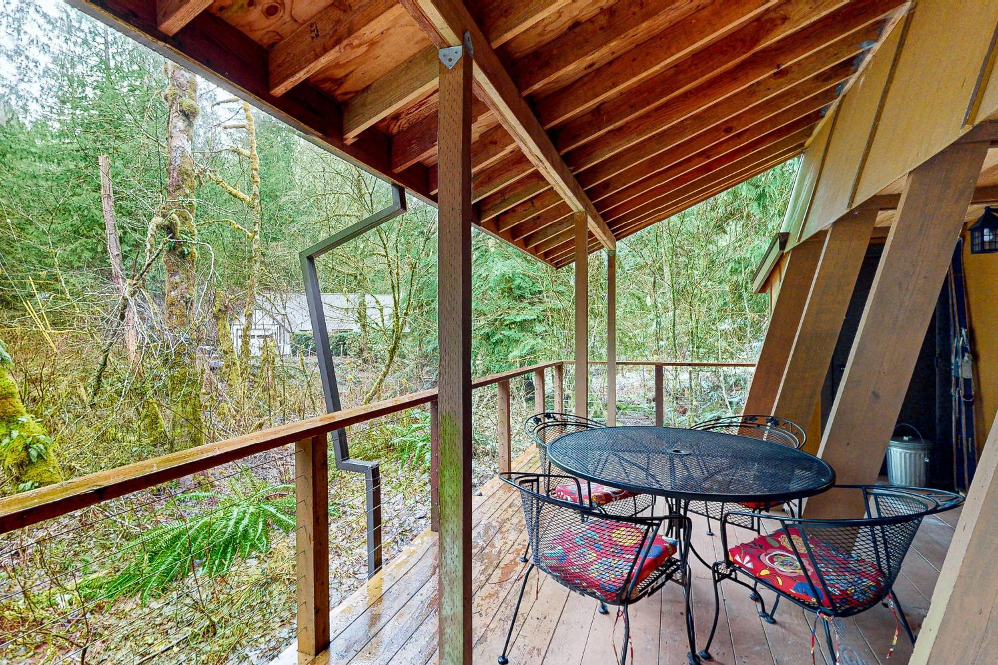 Creekside Cabin Rhododendron Bagian luar foto