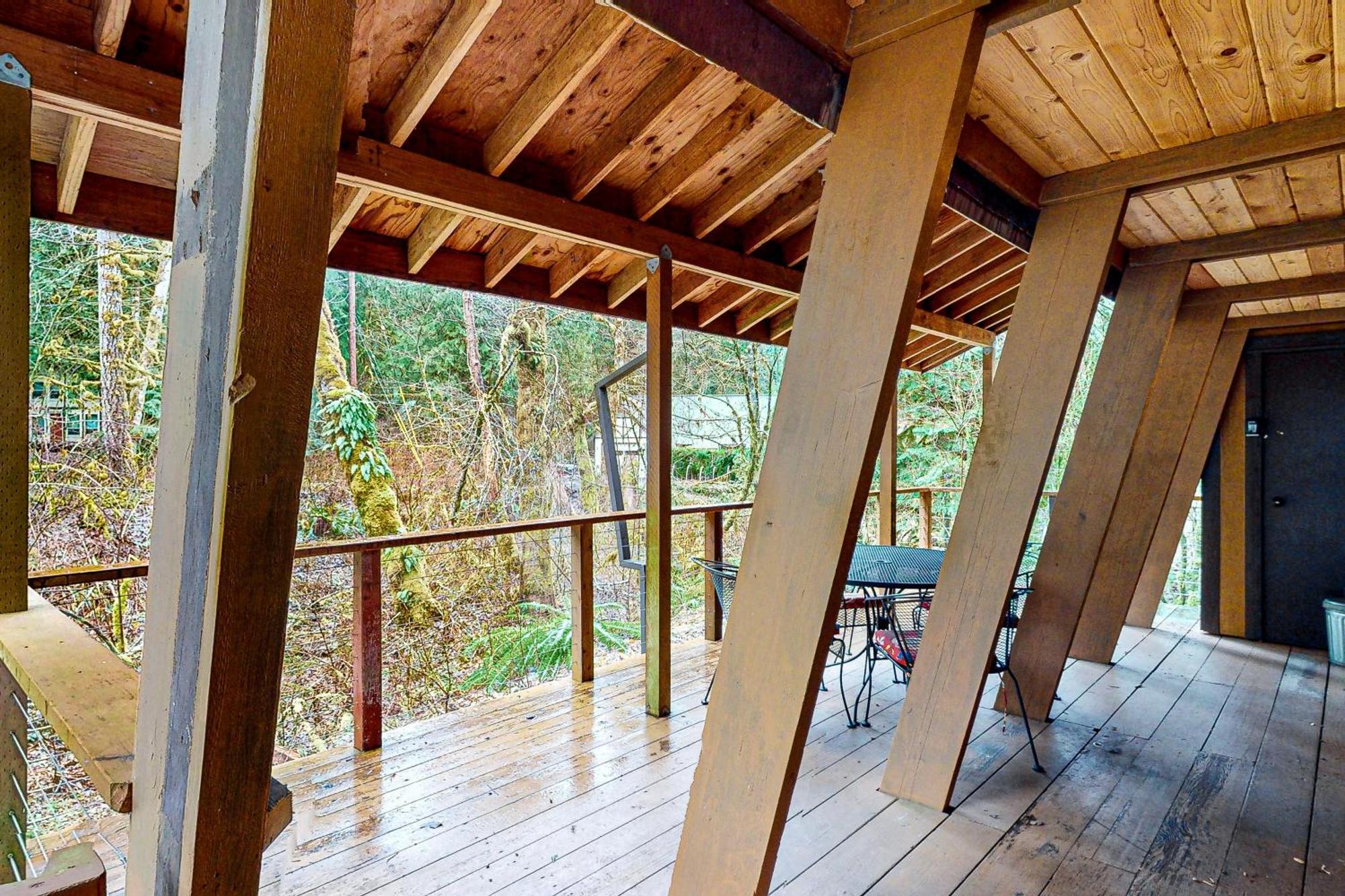 Creekside Cabin Rhododendron Bagian luar foto
